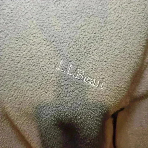 L.L. Bean Mens Gray Polartec Fleece Pullover Warm Layering Sweater L - Picture 9 of 13